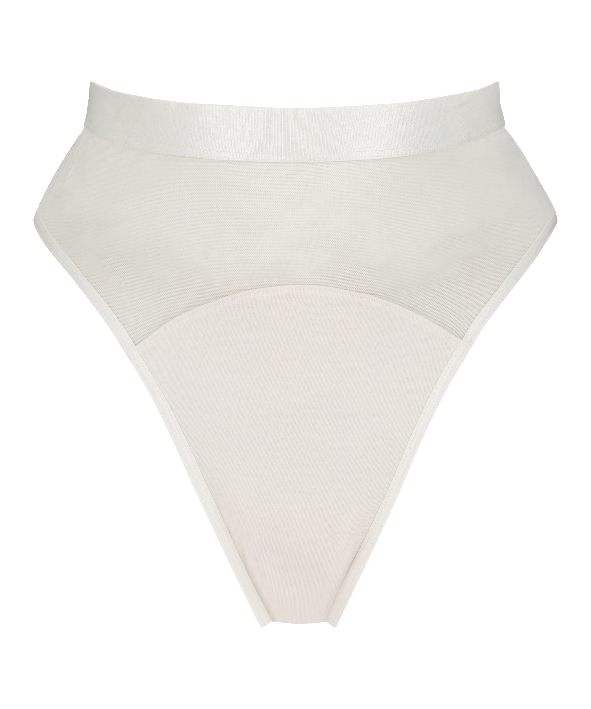 Wysoko wycięte majtki brazyliany, Biały, main