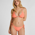Triangle Bikini Top Luxe, Pomarańczowy