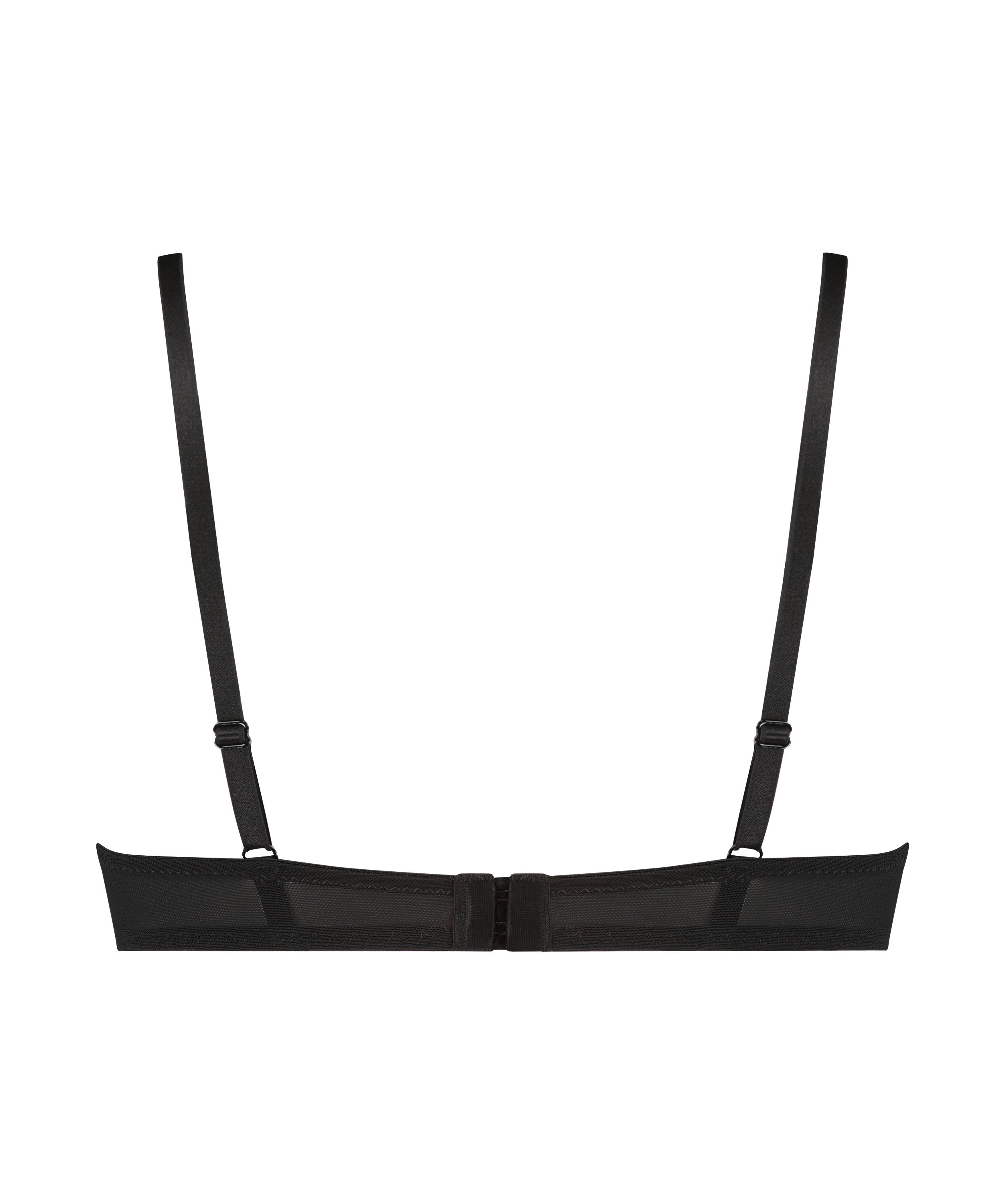 Biustonosz usztywniany z fiszbinami Mavis, Czarny, main