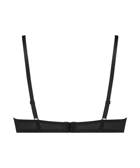 Biustonosz usztywniany z fiszbinami Mavis, Czarny