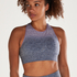 HKMX Highneck Ombre Level 2 Sports Bra, Niebieski