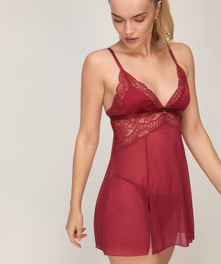 Koszulka typu babydoll Tosca, Czerwony