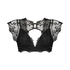 Biustonosz bralette Inga, Czarny