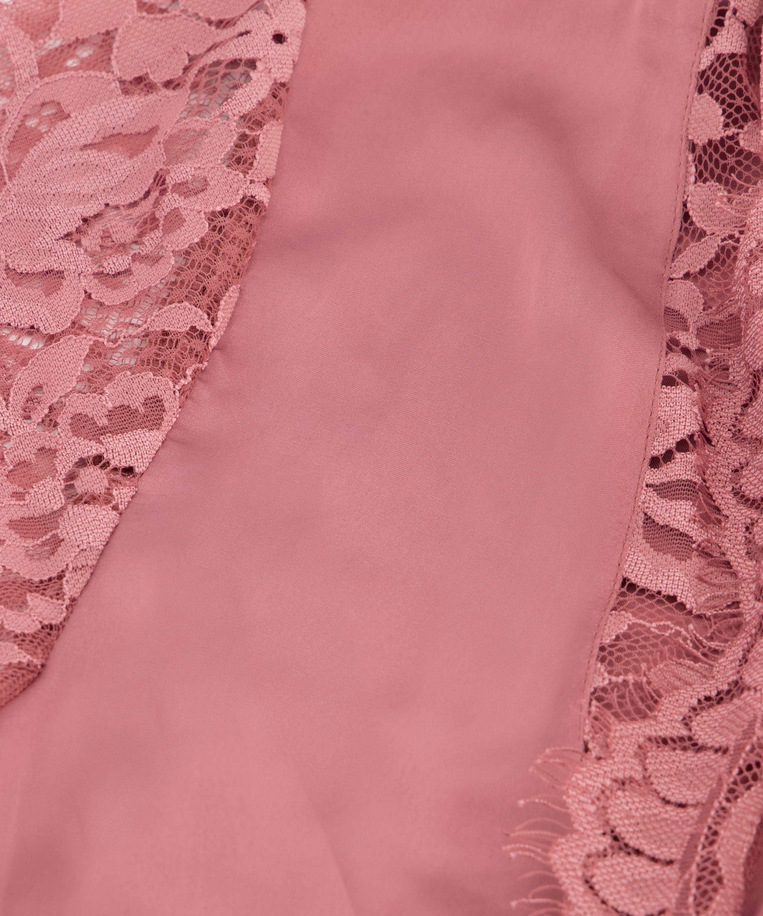 Kimono z koronki na całej powierzchni, R&oacute;żowy, main