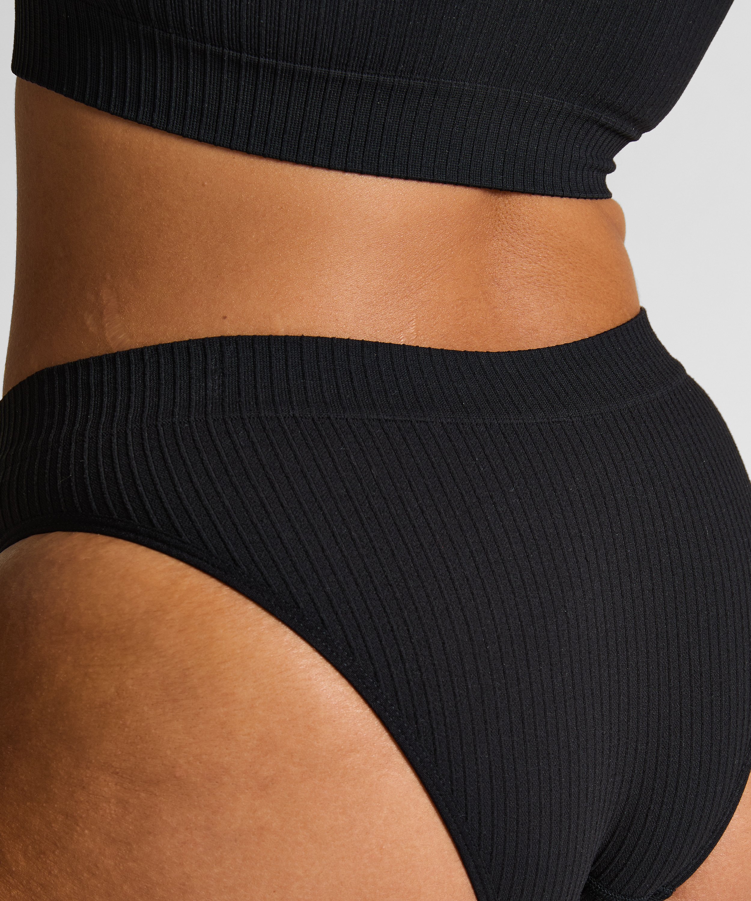 Majtki brazylijskie Dianne, Czarny, main