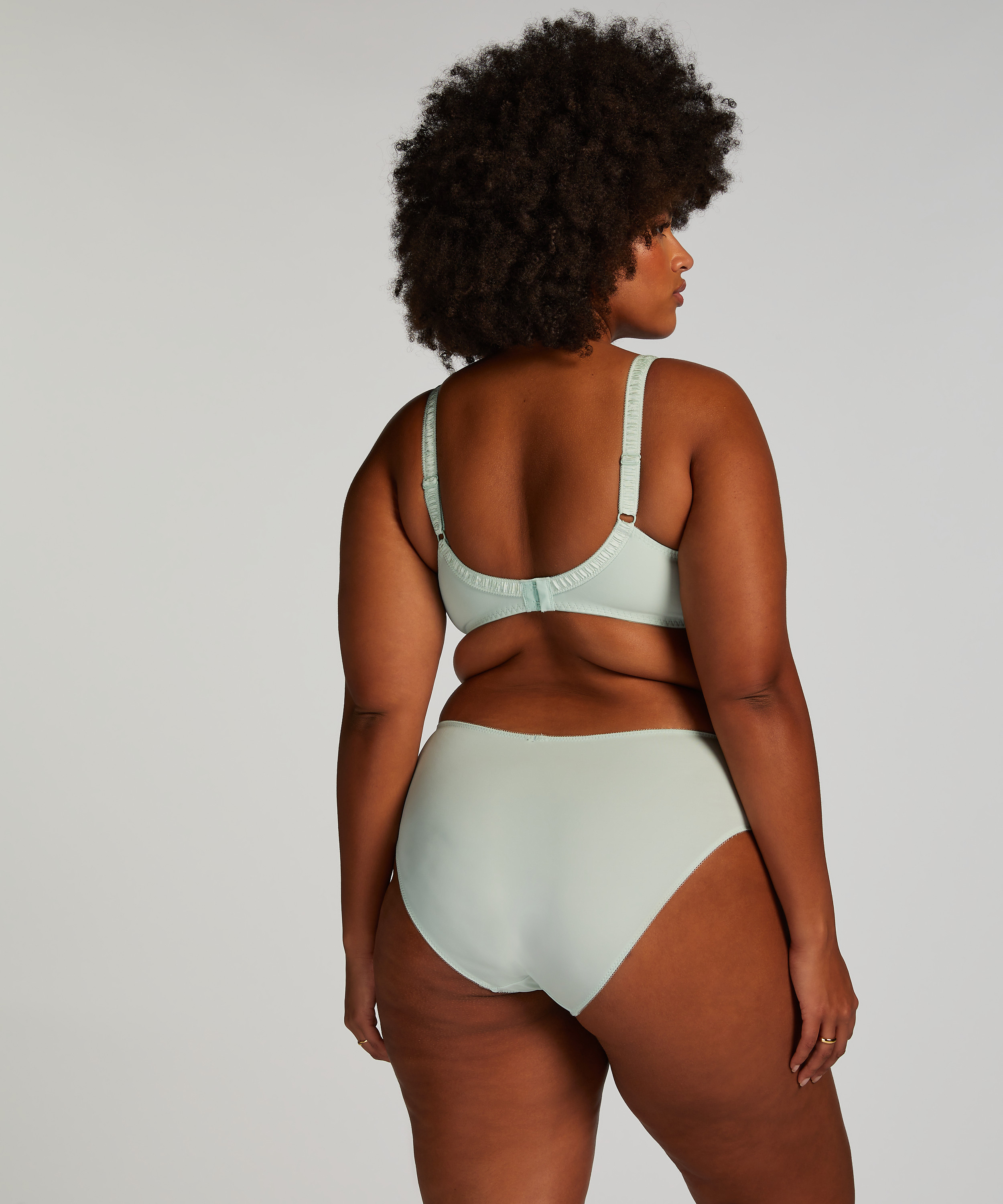 Biustonosz nieusztywniany z fiszbinami Diva, Zielony, main