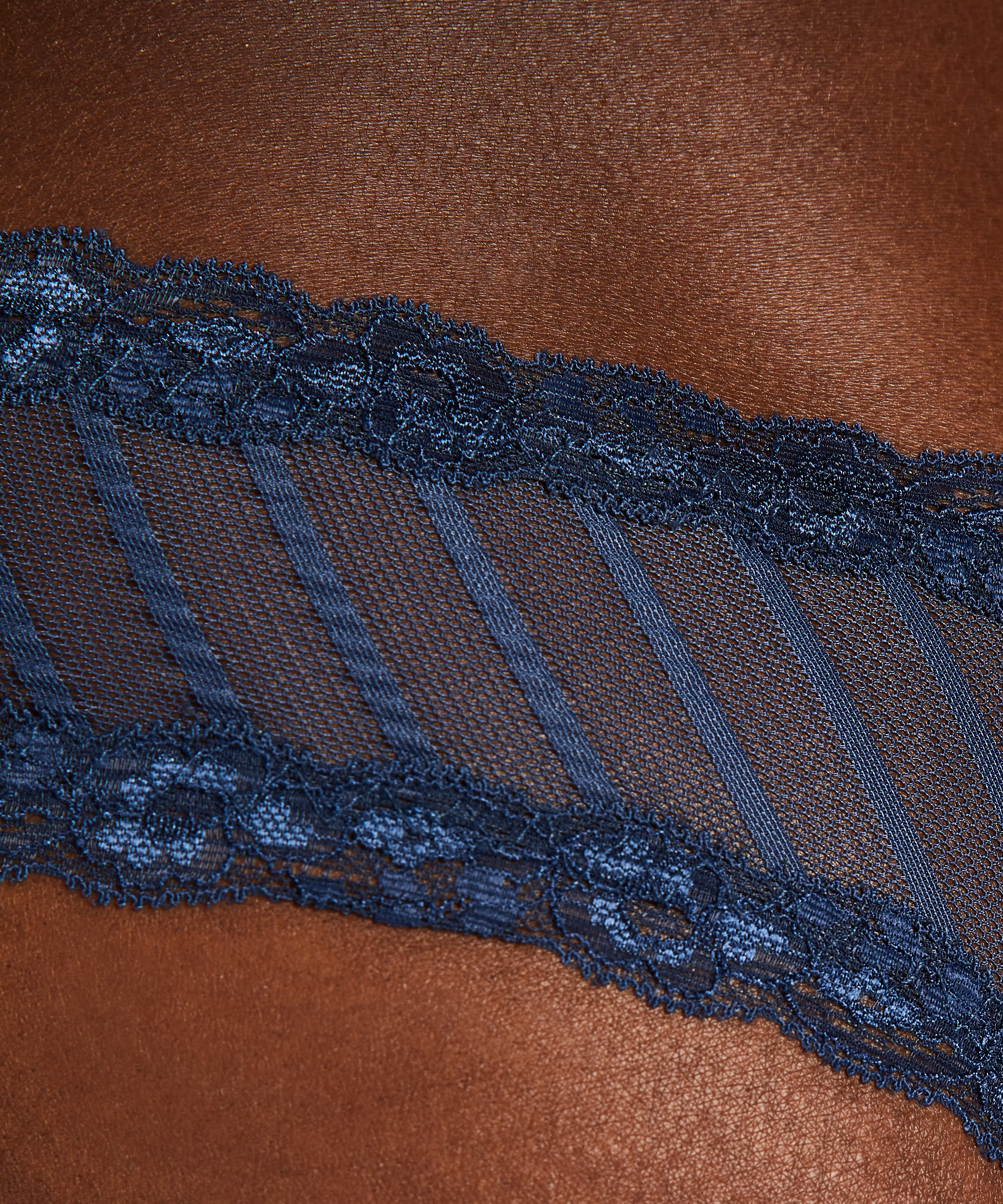 Brazyliany V-shape Mesh, Niebieski, main