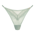 Majtki brazylijskie z wysokim wycięciem Aiko, Zielony