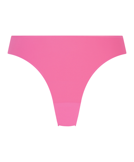 Niewidoczne pod ubraniem stringi z koronkowym tyłem, R&oacute;żowy