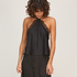 Halter Top Cecilia, Czarny