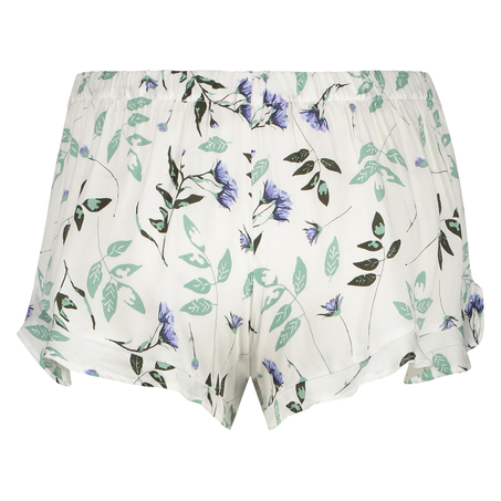 Szorty piżamowe, Biały