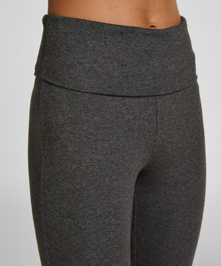 Flared Lounge Pants, Szary