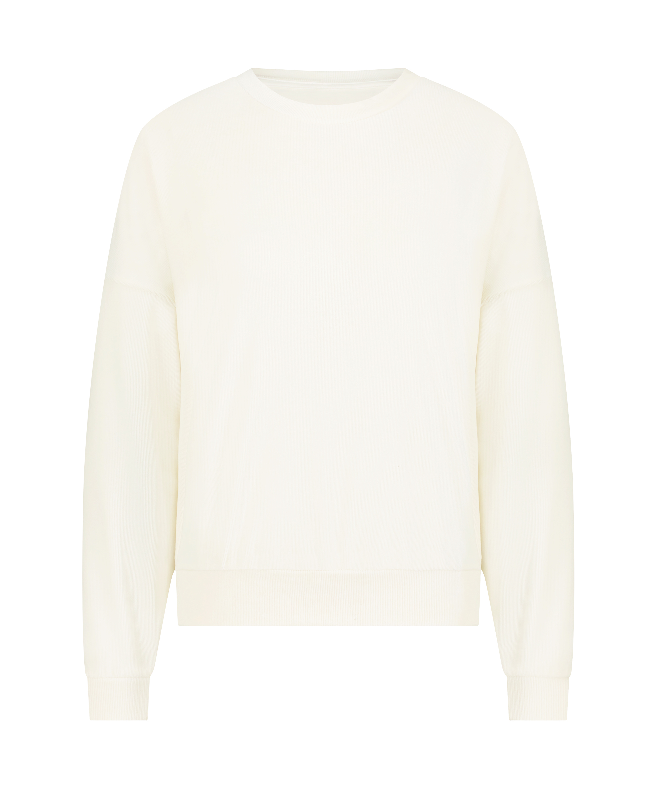 Welurowy top, Biały, main