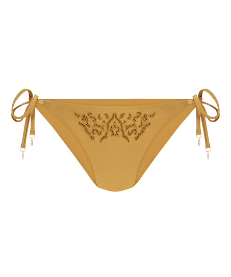 Figi od bikini Boho Cheeky, Żółty