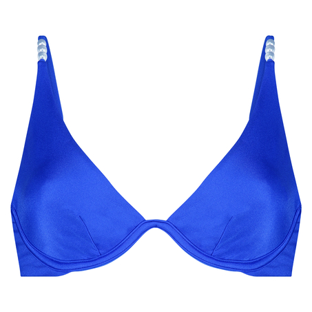 Monaco Non-Padded Underwired Bikini Top Vivian Hoorn, Niebieski