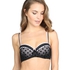 Padded underwired bra Kiara, Czarny