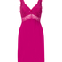 Sukienka na ramiączkach z koronką Nora, R&oacute;żowy