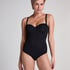 Usztywniane Body Smooth, Czarny