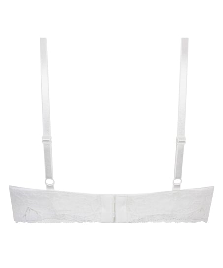 Biustonosz maksymalnie usztywniany z fiszbinami Marine, Biały