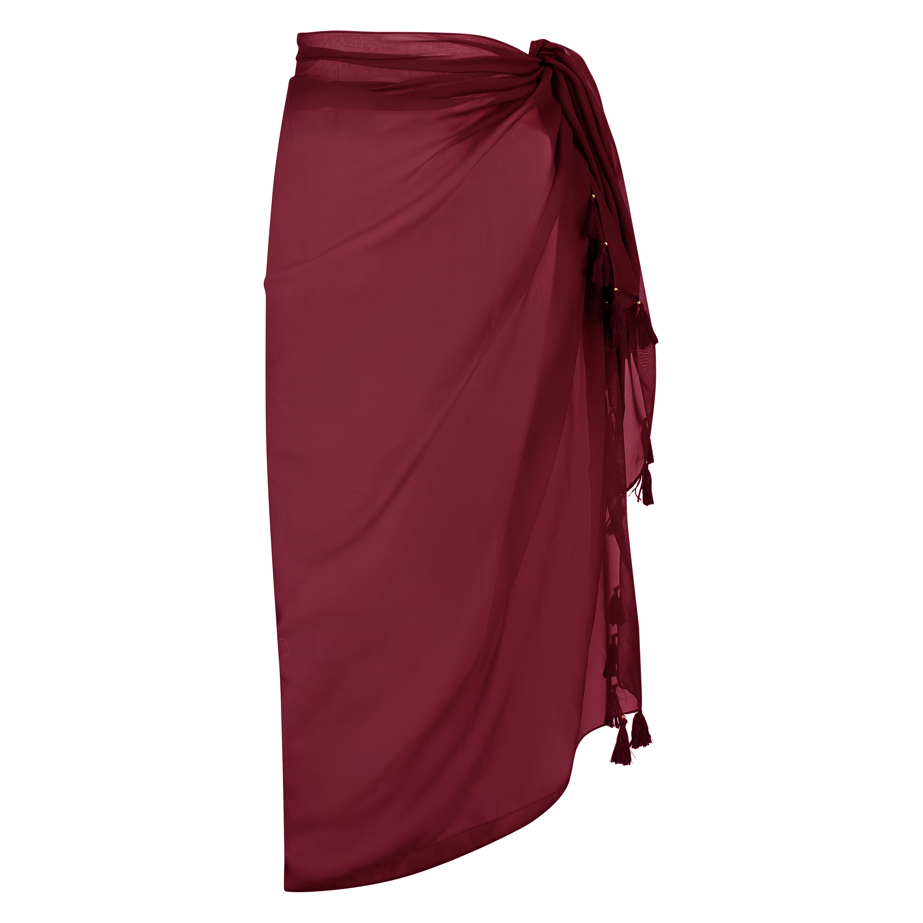 Szyfonowe pareo, Czerwony, main