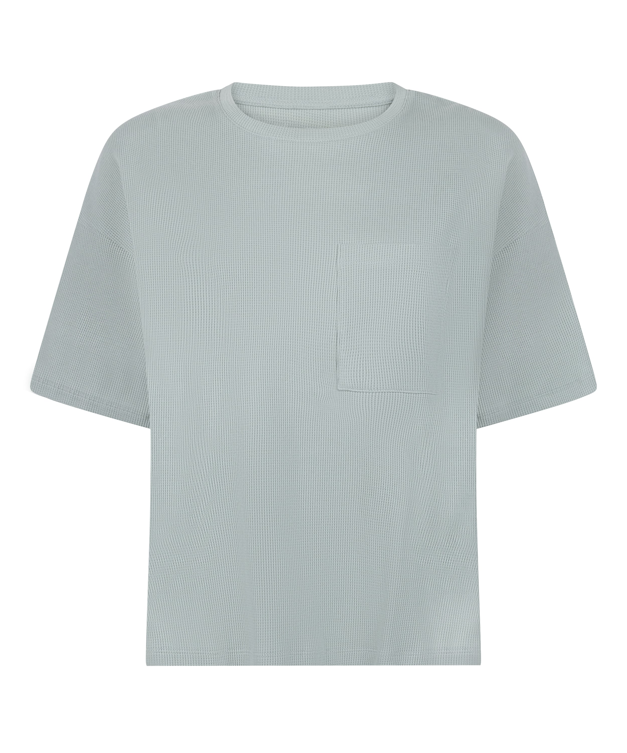 Pyjama Top Waffle, Zielony, main