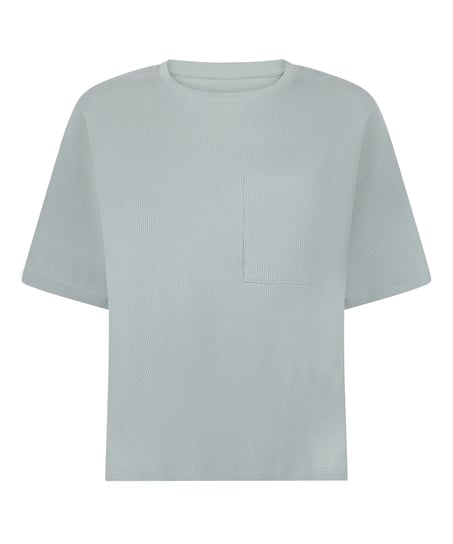 Pyjama Top Waffle, Zielony