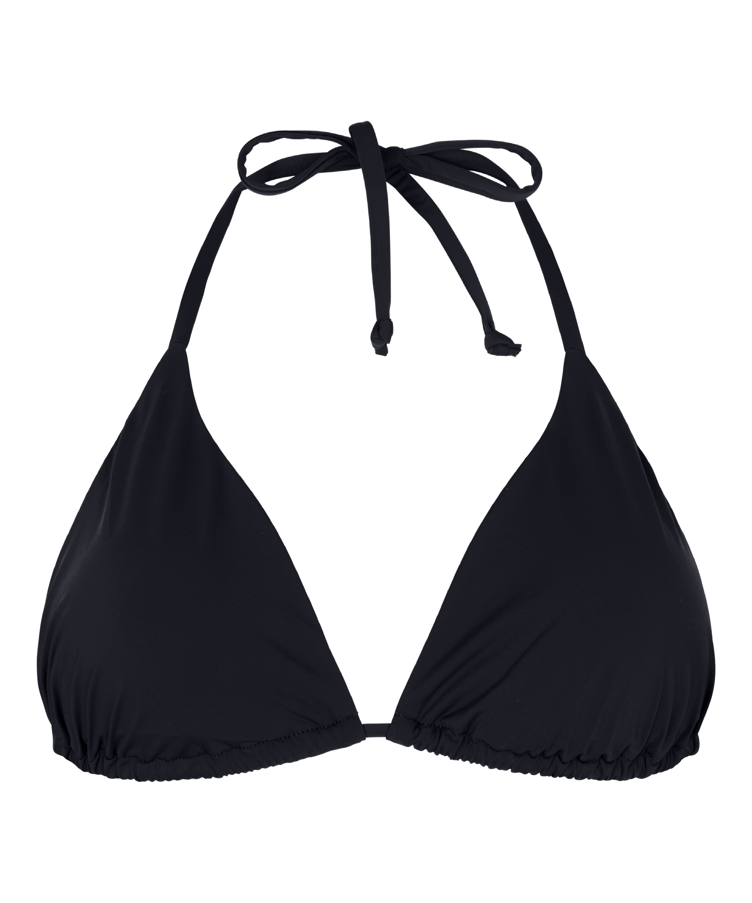 Triangle Bikini Top Luxe, Czarny, main