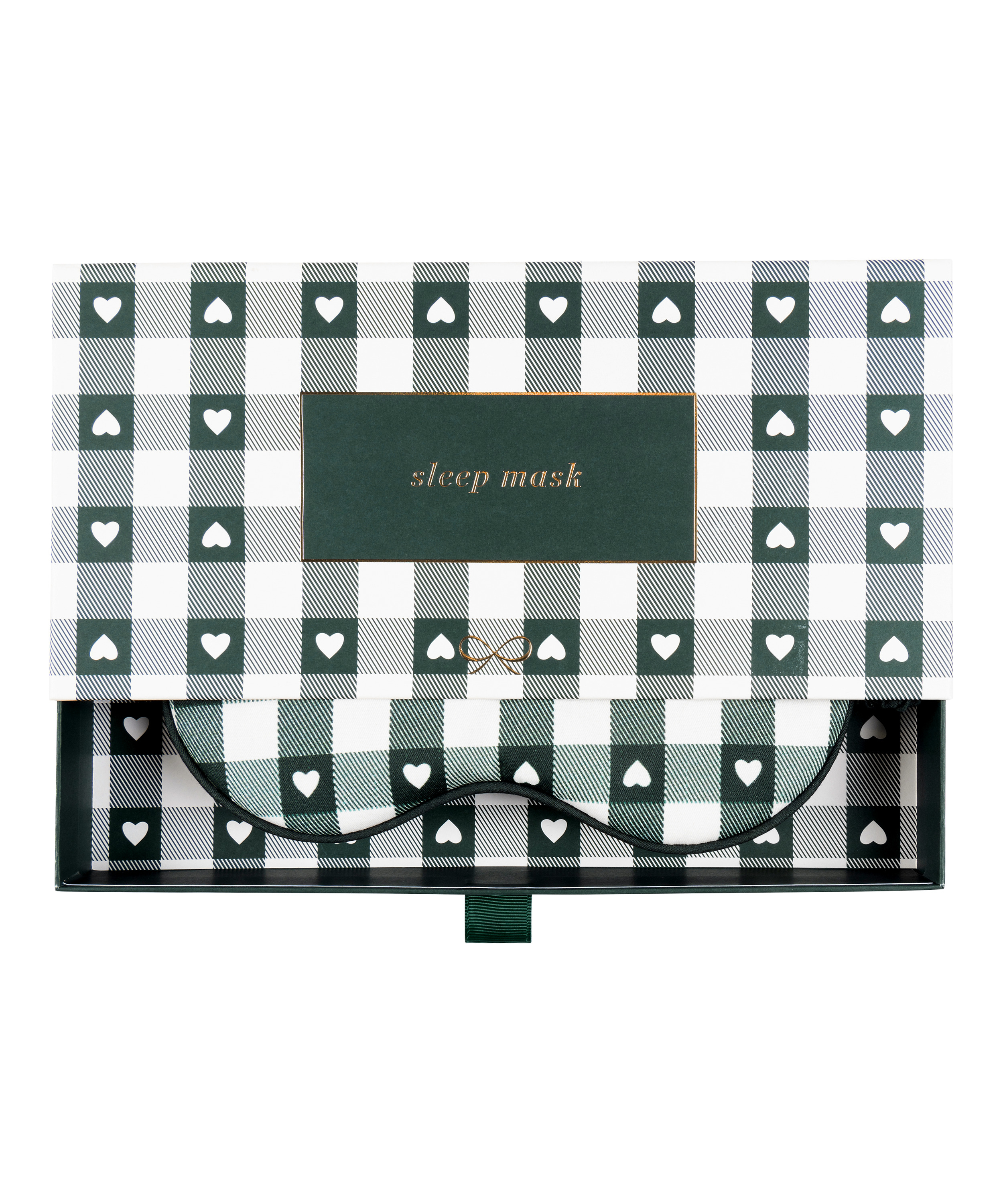 Maska na oczy, Zielony, main