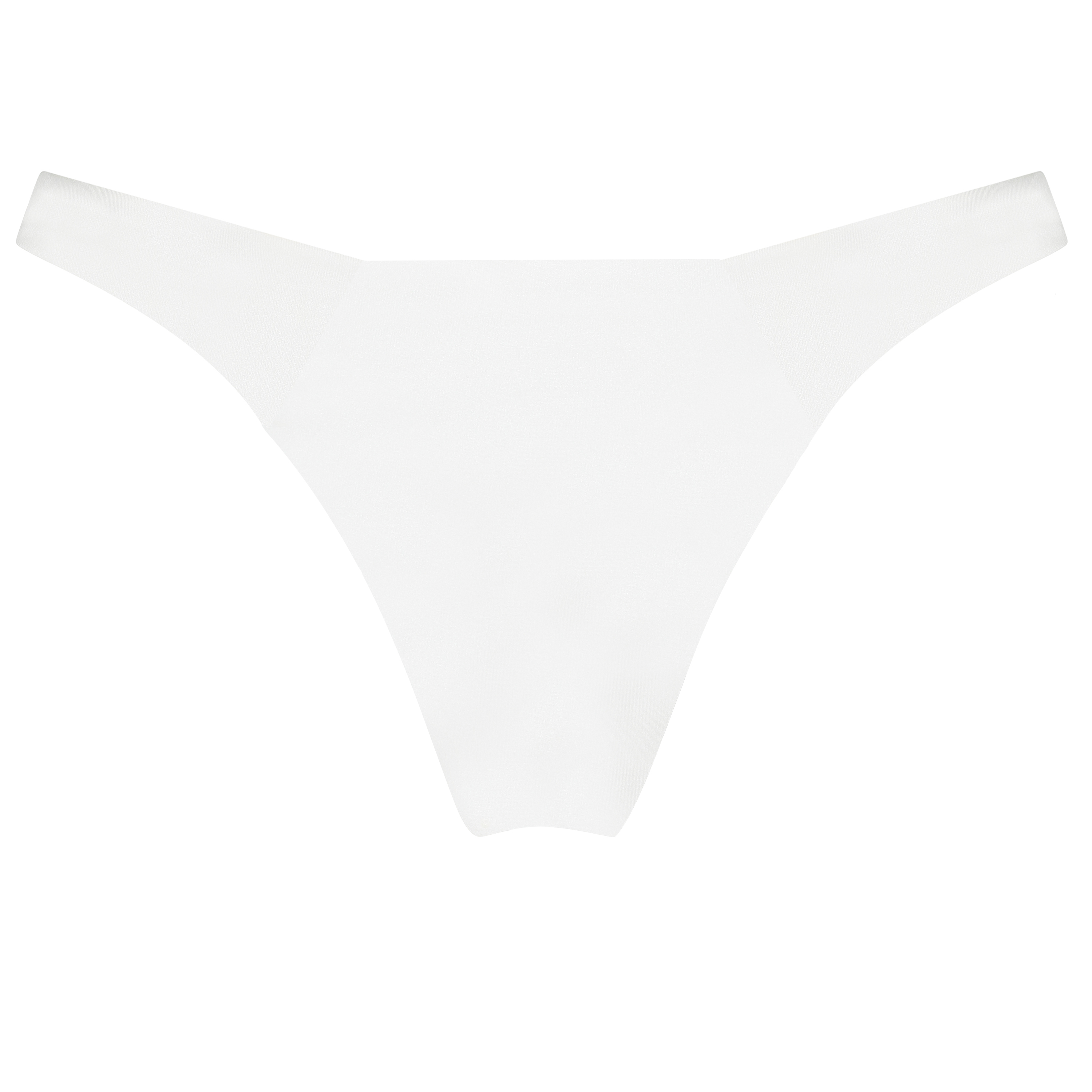 Lola high leg bikini bottoms, Biały, main