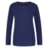 HKMX Strappy Basic Long-Sleeved Sports Top, Niebieski
