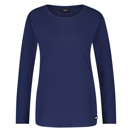 HKMX Strappy Basic Long-Sleeved Sports Top, Niebieski