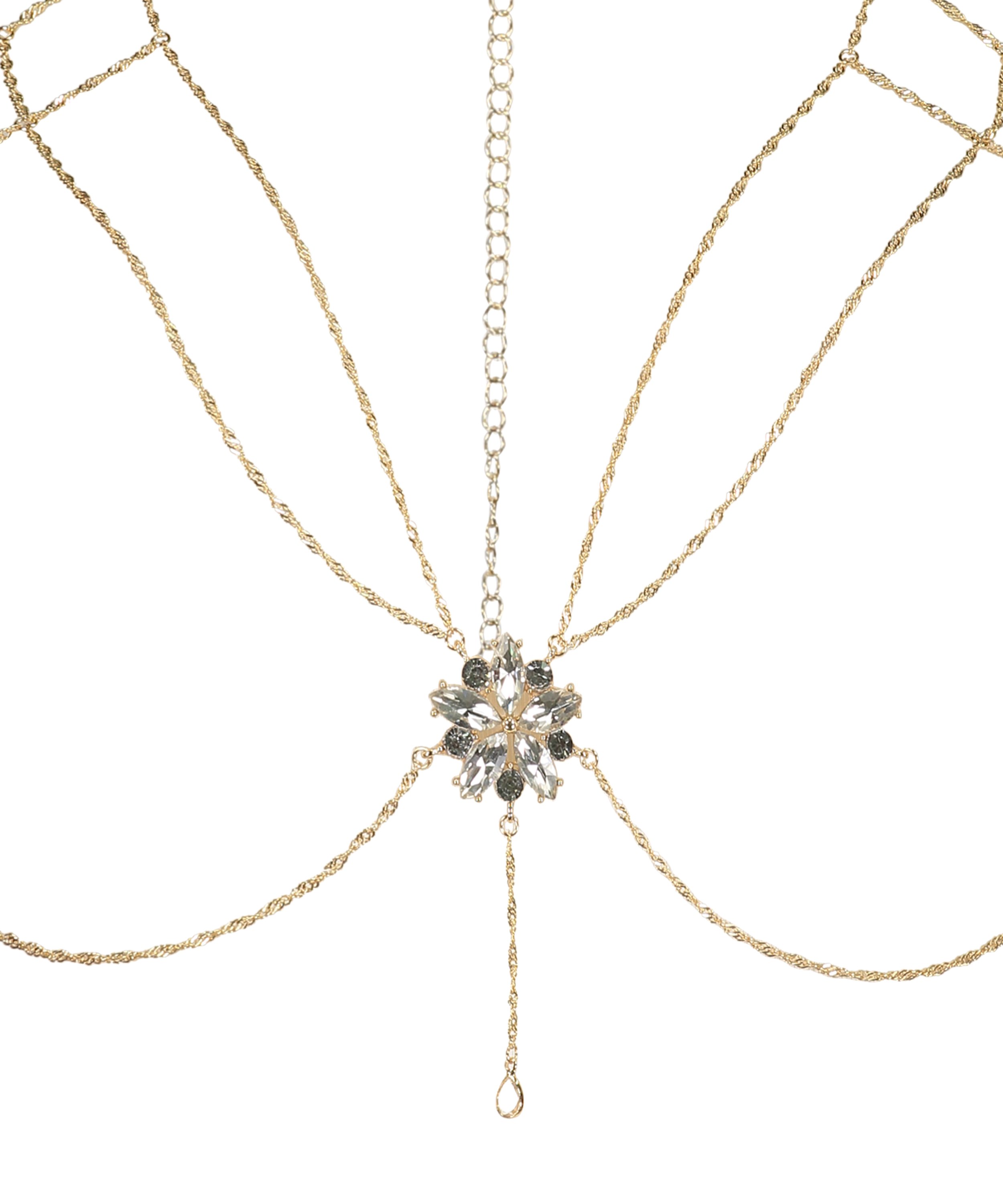 Chain Top Bralette, Ż&oacute;łty, main