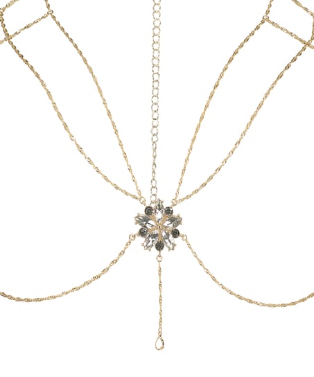 Chain Top Bralette, Ż&oacute;łty