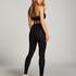 Legginsy z wysokim stanem, Czarny