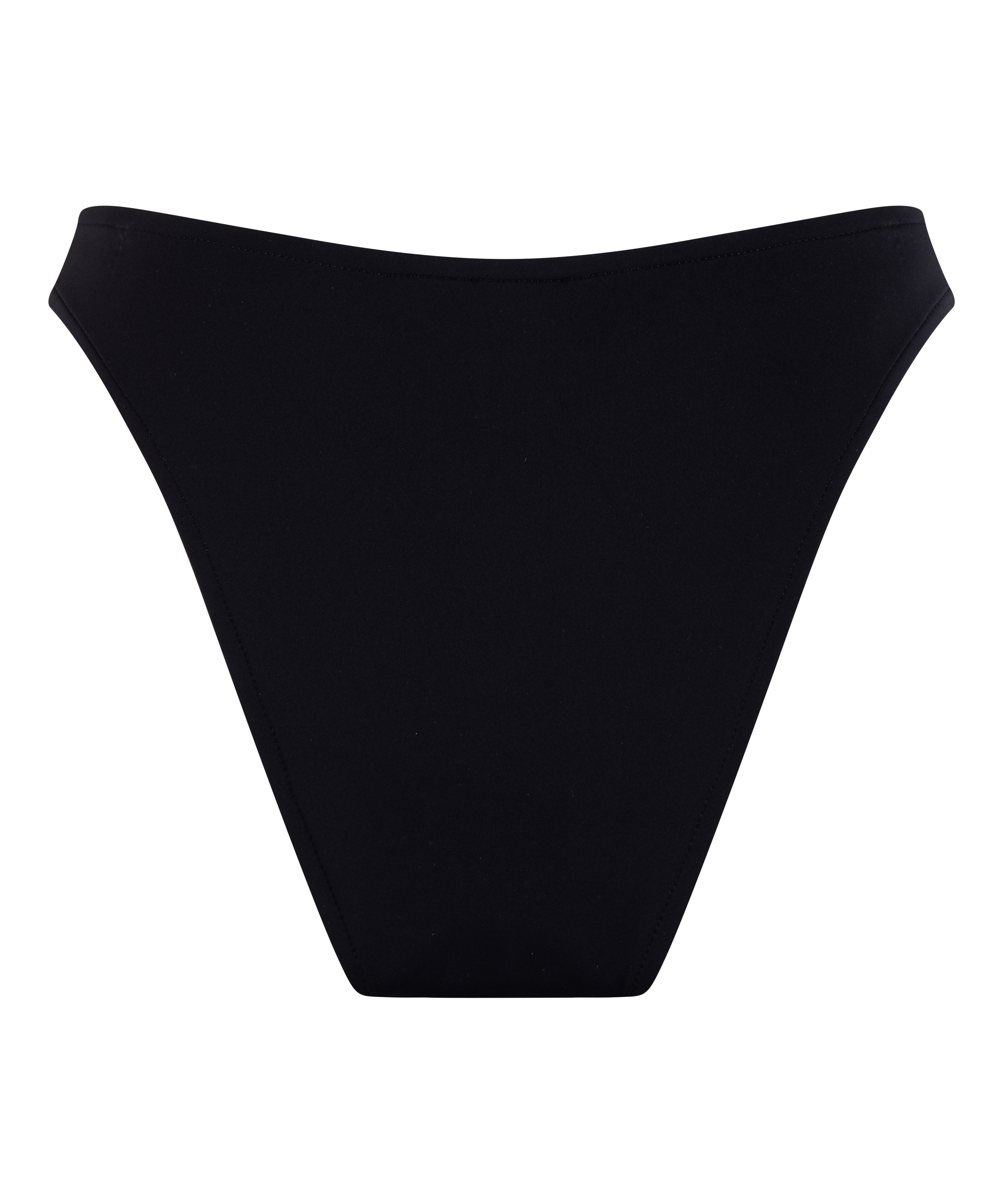 Neoprenowe bikini z wysokimi nogawkami, Czarny, main