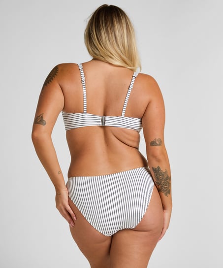 Biustonosz Bikini Stripes, Biały