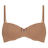 Demi Padded Underwired Bra, Brązowy