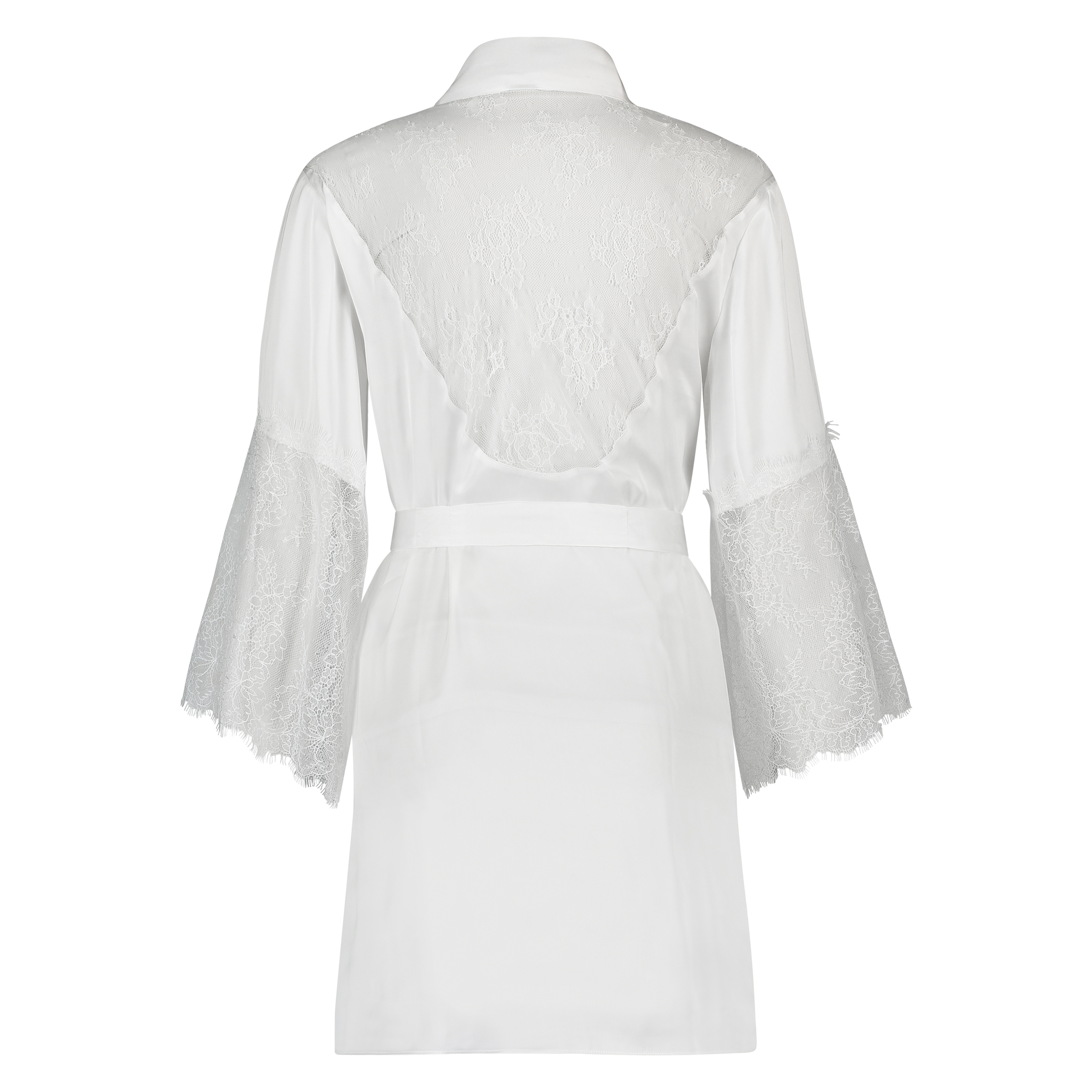 Kimono Satin Lily, Biały, main