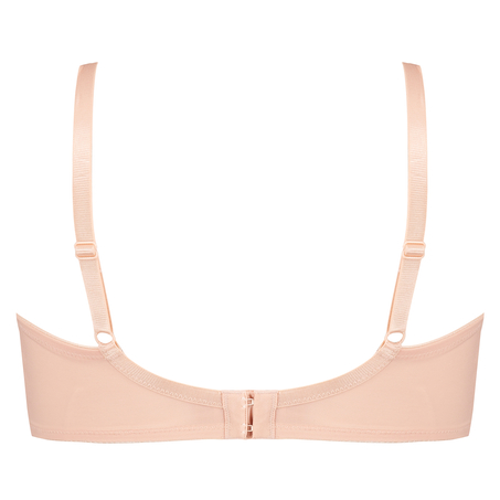 Nieusztywniany biustonosz minimizer z fiszbinami Nina, R&oacute;żowy