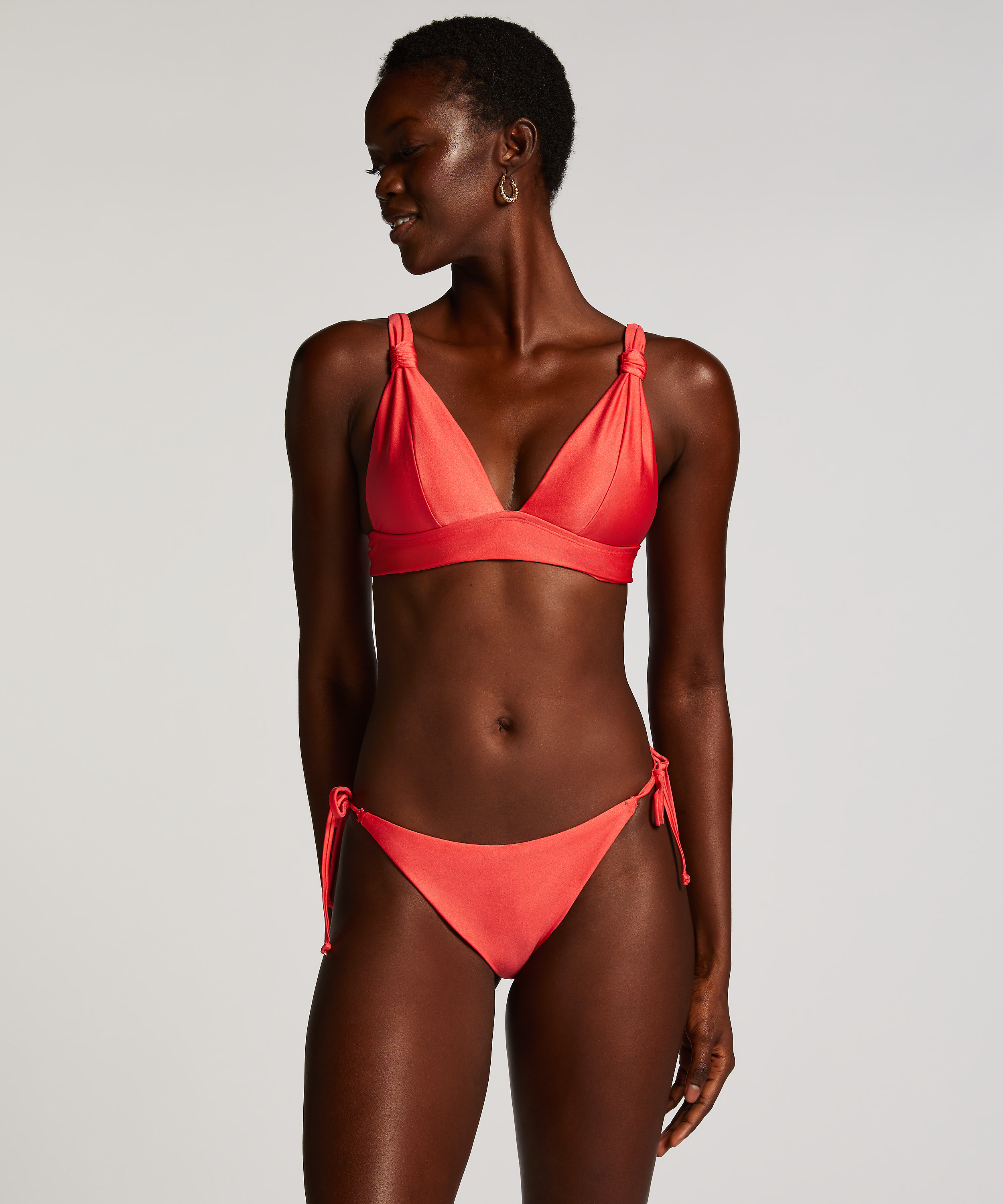 Majtki Bikini Cheeky Tanga Luxe, Czerwony, main