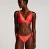 Majtki Bikini Cheeky Tanga Luxe, Czerwony