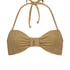 G&oacute;ra od bikini bandeau Goldie Shimmer, Ż&oacute;łty
