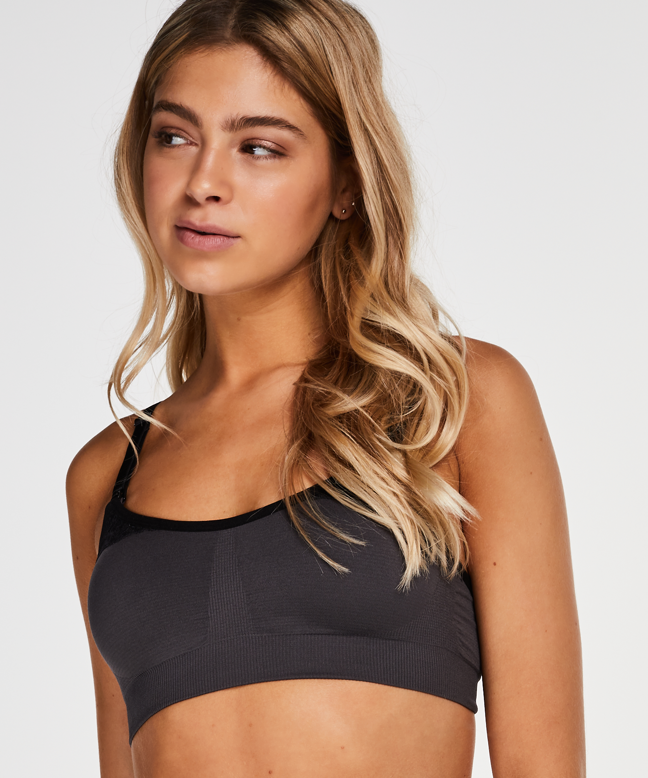 Padded Nursing Bra Lucina, Szary, main