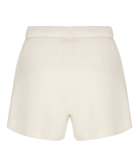 Short Waffle Sloane, Biały