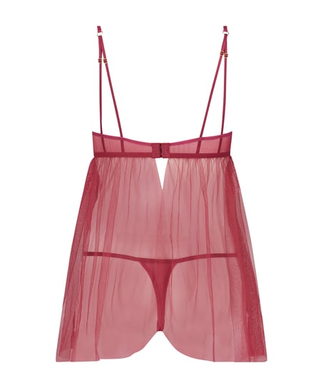 Sukienka Babydoll Emily, Czerwony