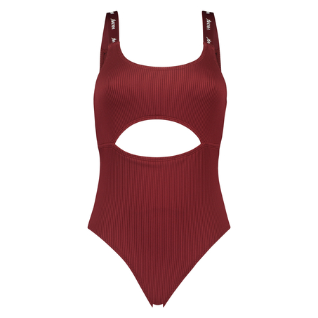 HKMX Tight Closure Swimsuit, Czerwony