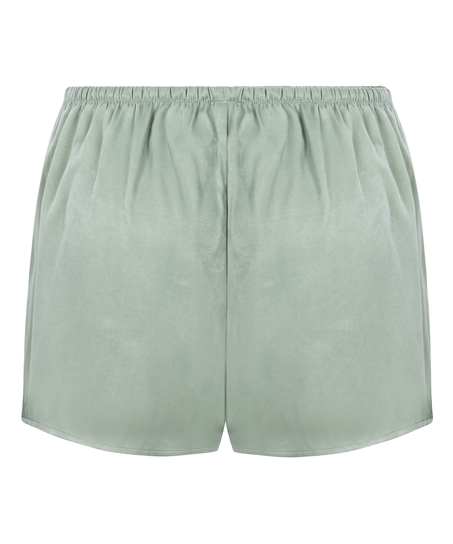 Satin Shorts Ayla, Zielony