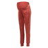 Velvet Maternity Jogging Pants, Różowy