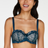 Latrice Padded Strapless Underwired Bra, Niebieski