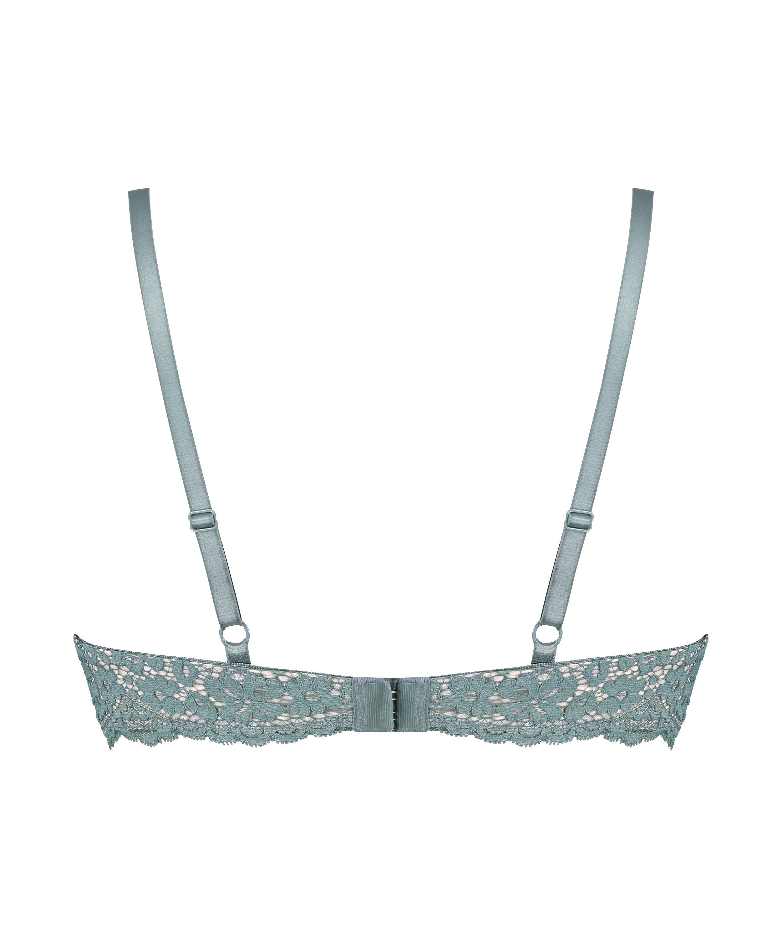 Biustonosz usztywniany push-up Rose, Zielony, main